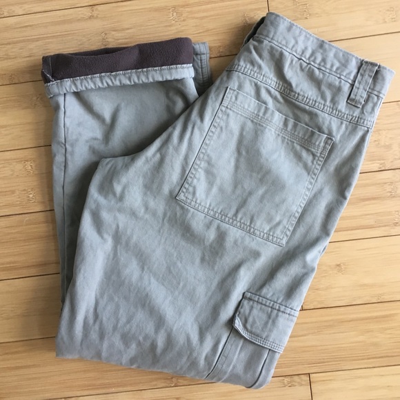 wrangler fleece cargo pants